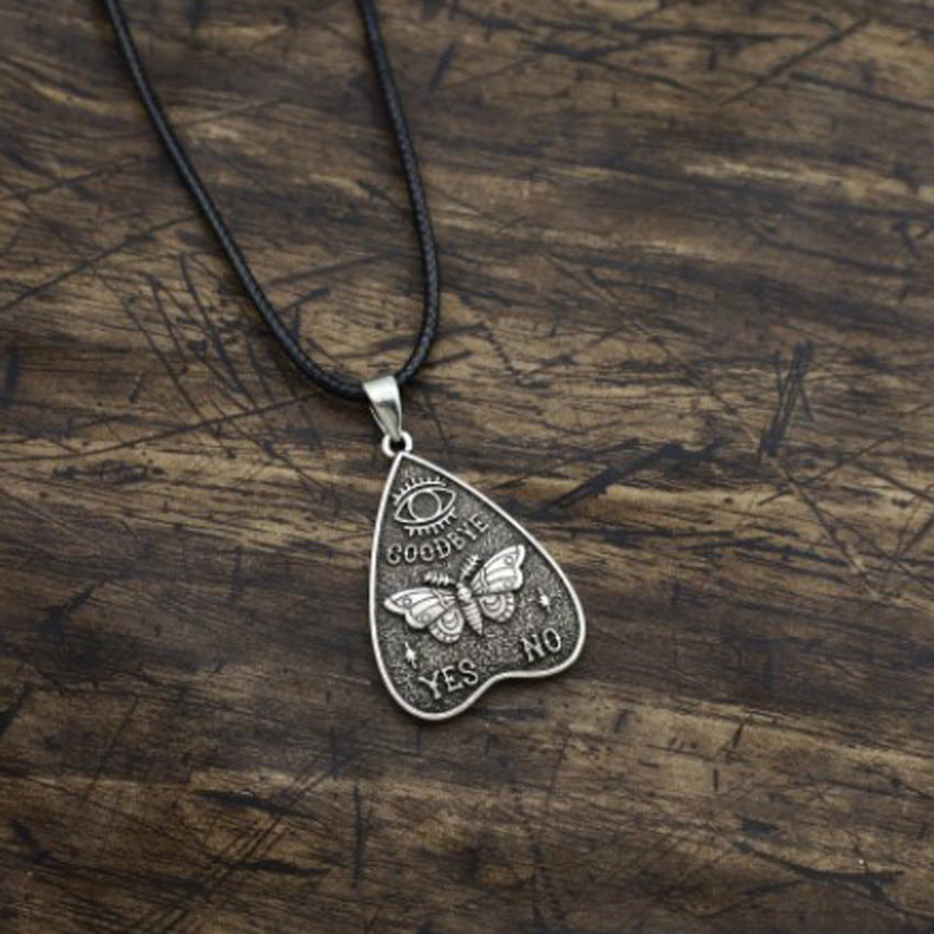 Ouija Yes No Moth Necklace