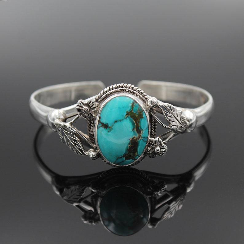 Turquoise Bloom Spirit Cuff