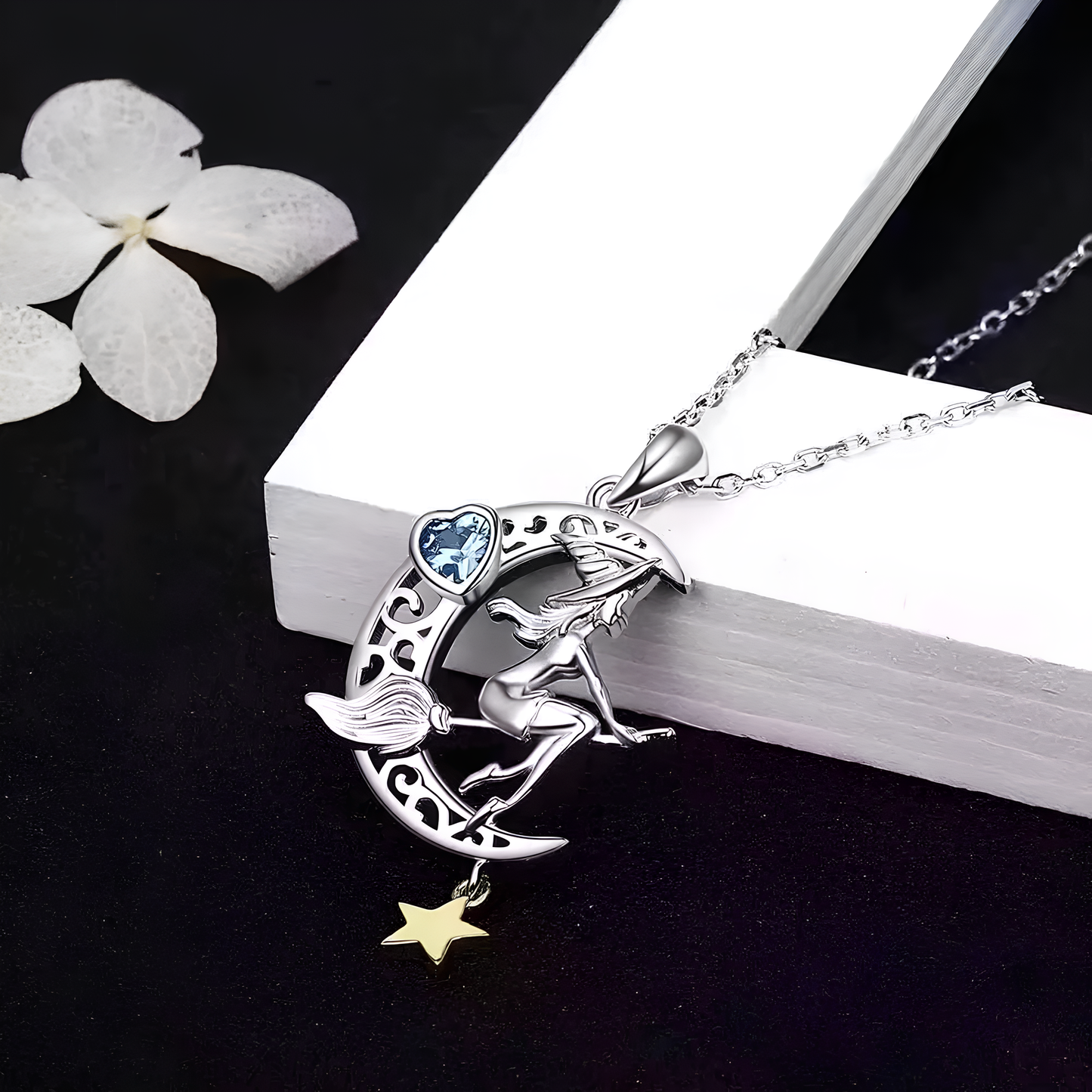 Bewitching Crescent Moon Intuition Necklace