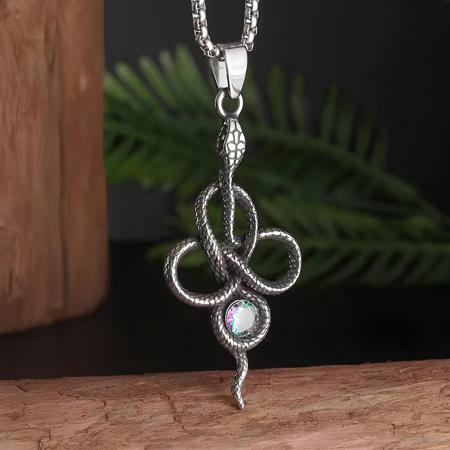 Serpent Knot Necklace