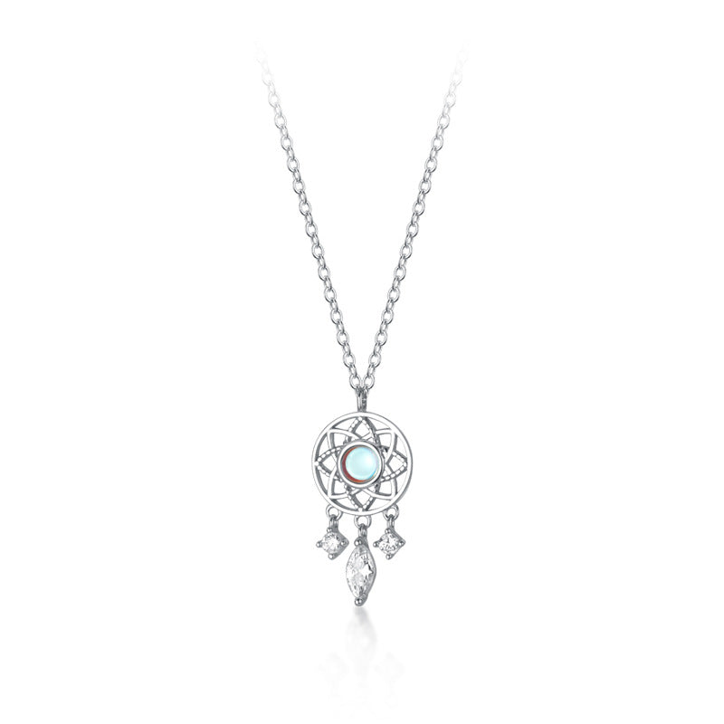 Sterling Silver Dream Catcher Necklace