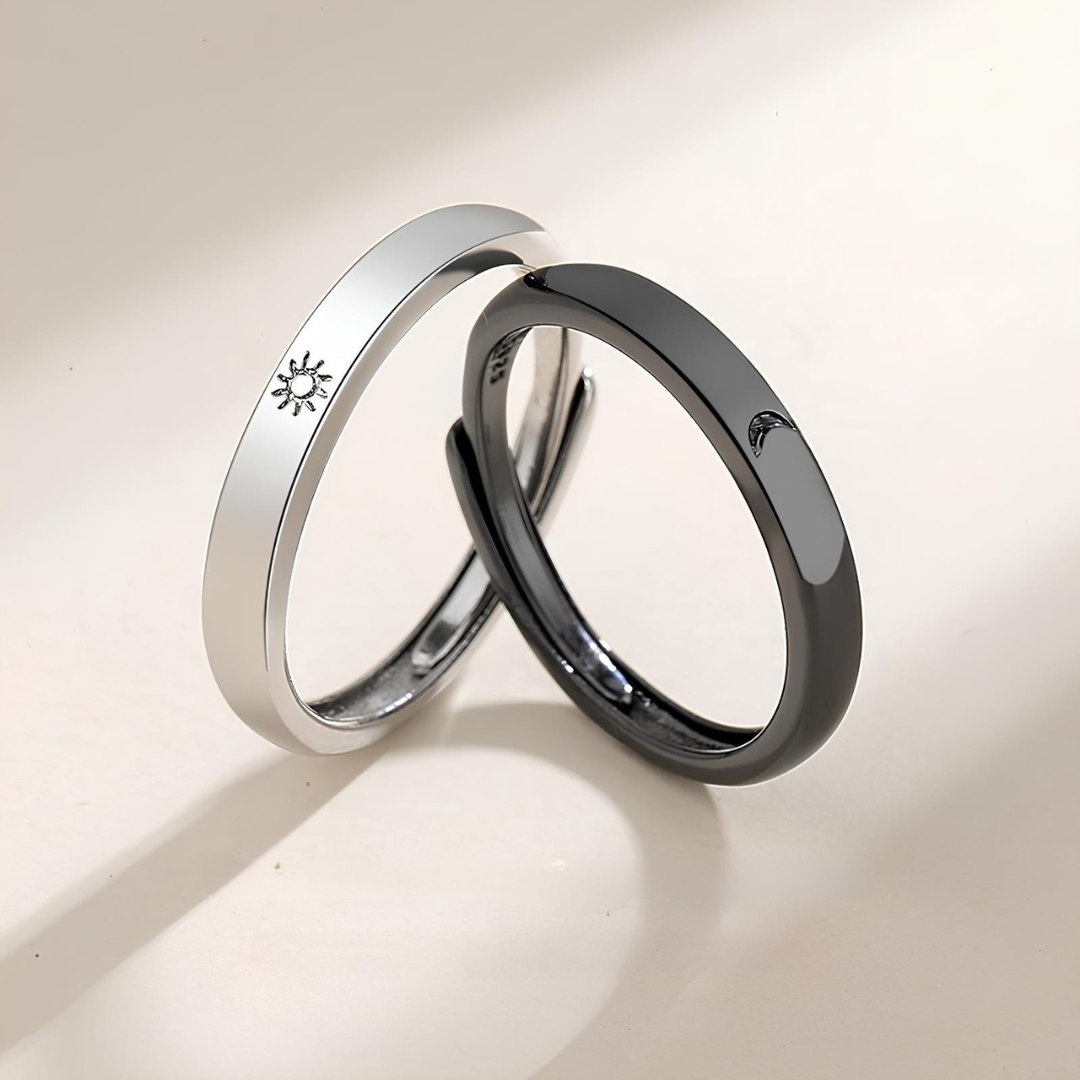 Twin Eclipse Bond Rings Set