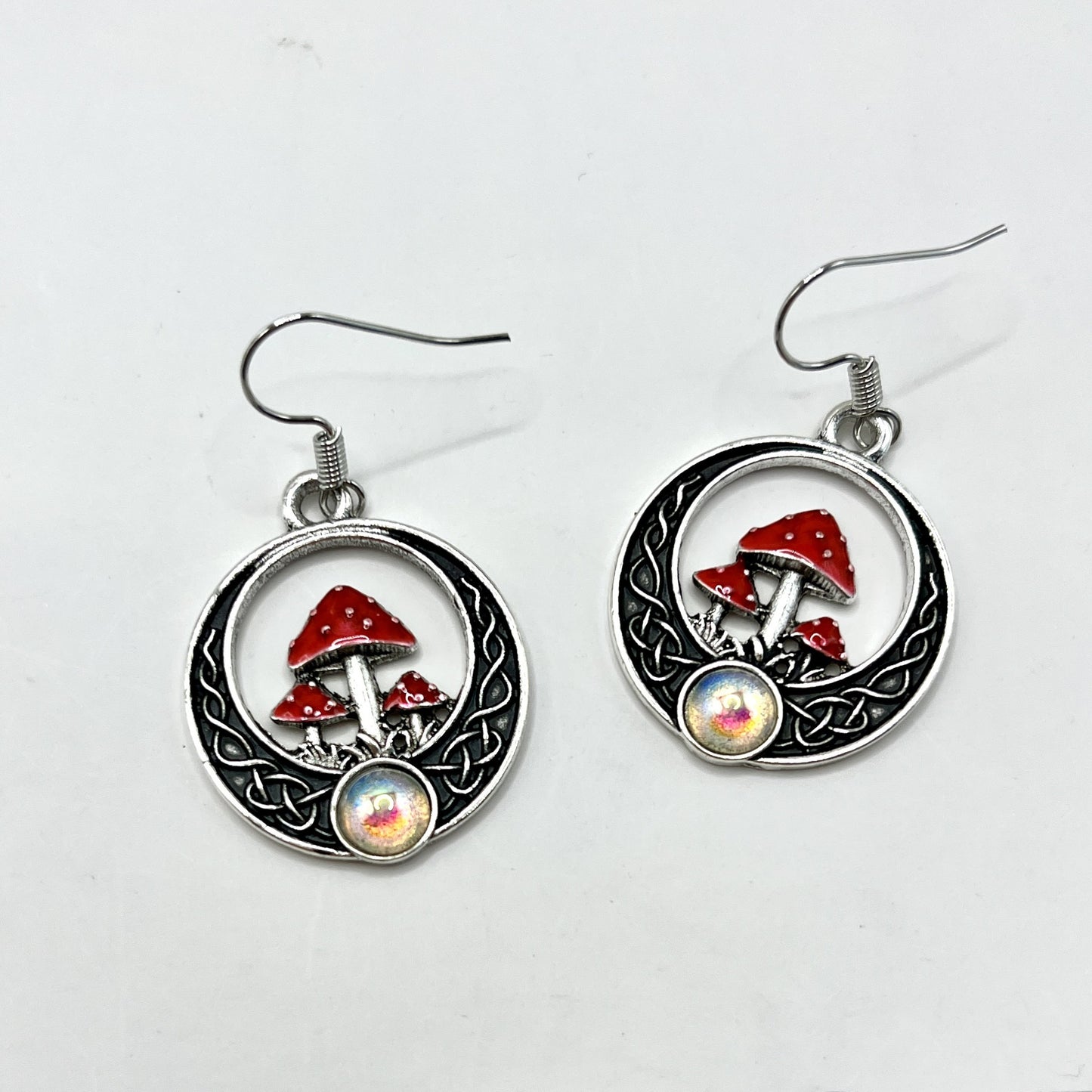 Celtic Grove Mushroom Earrings