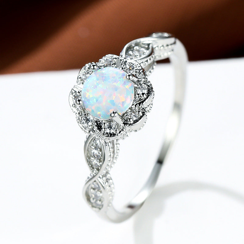 Magical Flower Opal Ring