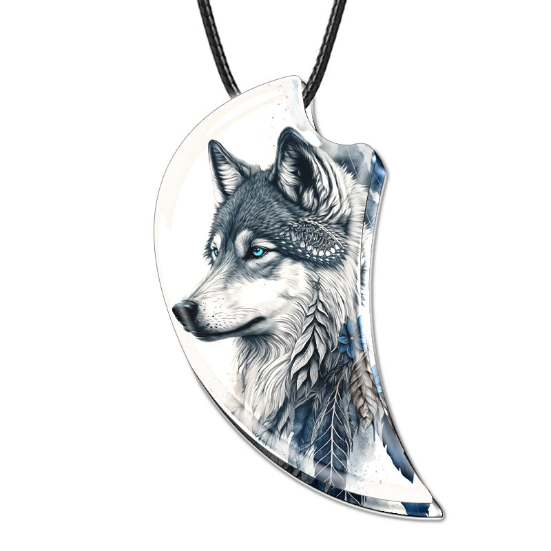 Nature Magic: Mystical Wolf Necklace
