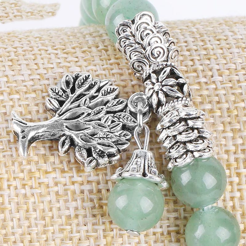 Tree of Life Abundance Aventurine Crystal Bracelet