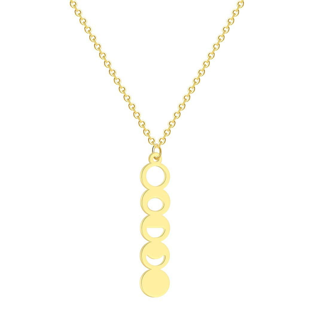 Lunar Transformation Moon Phase Necklace