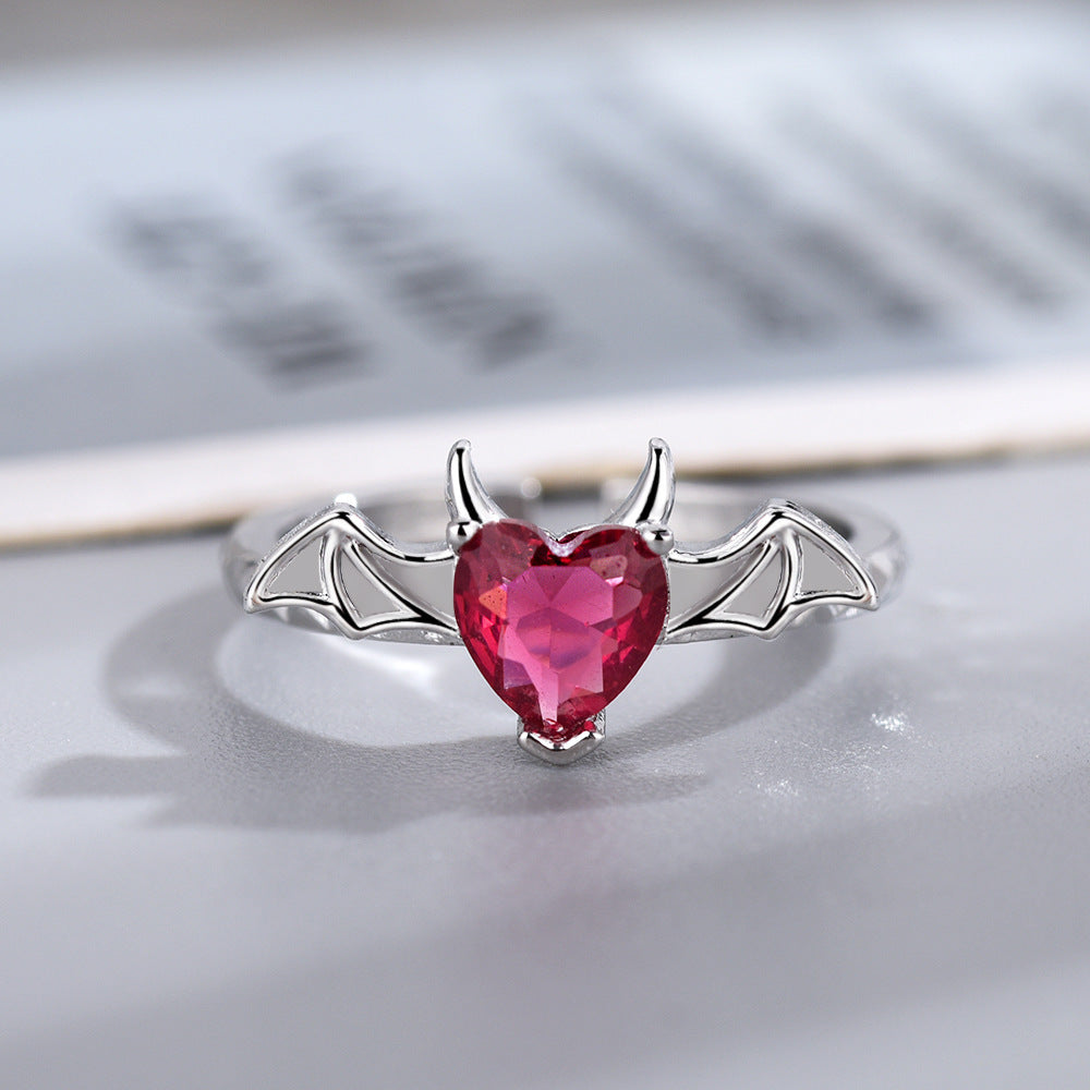 Crimson Batheart Magick Ring