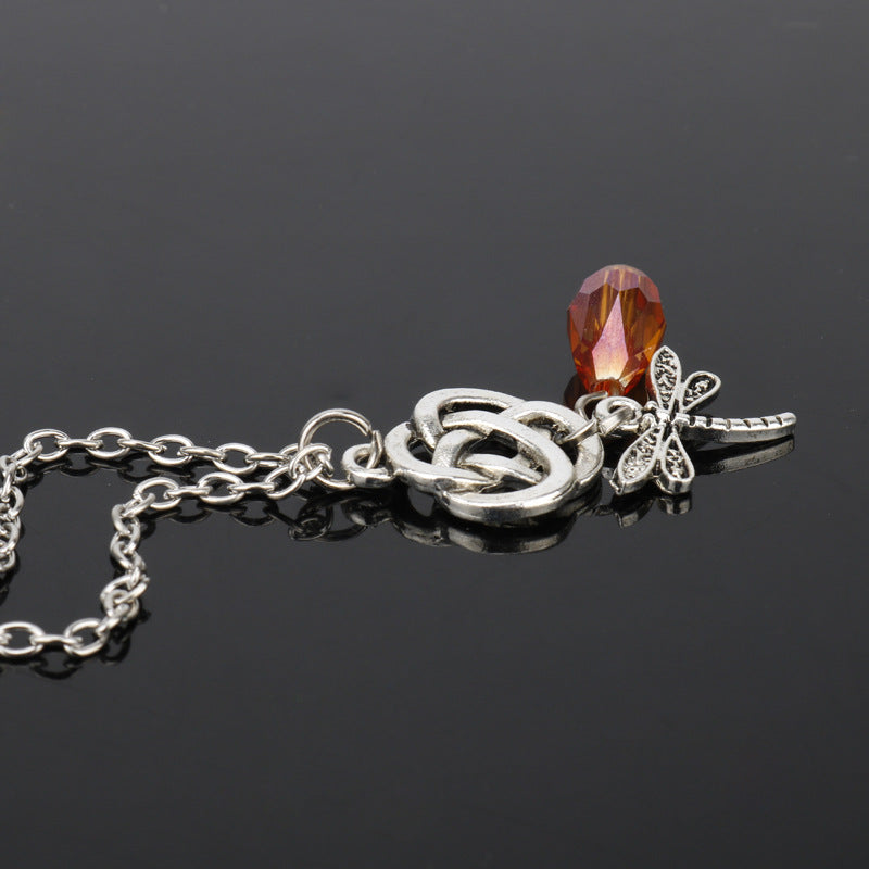 Eternal Elegance Celtic Dragonfly Necklace.