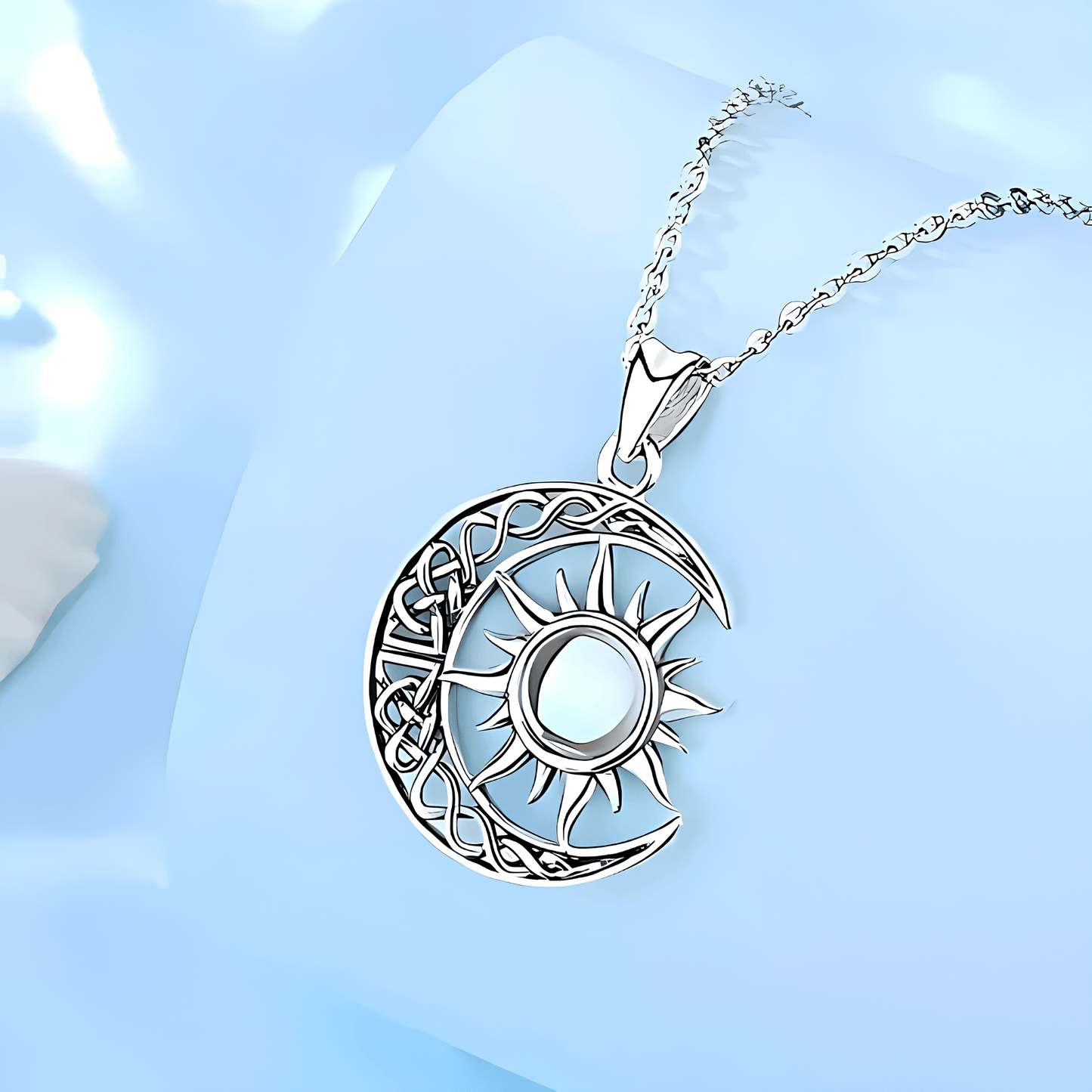 Equinox Harmony Sun And Moon Necklace