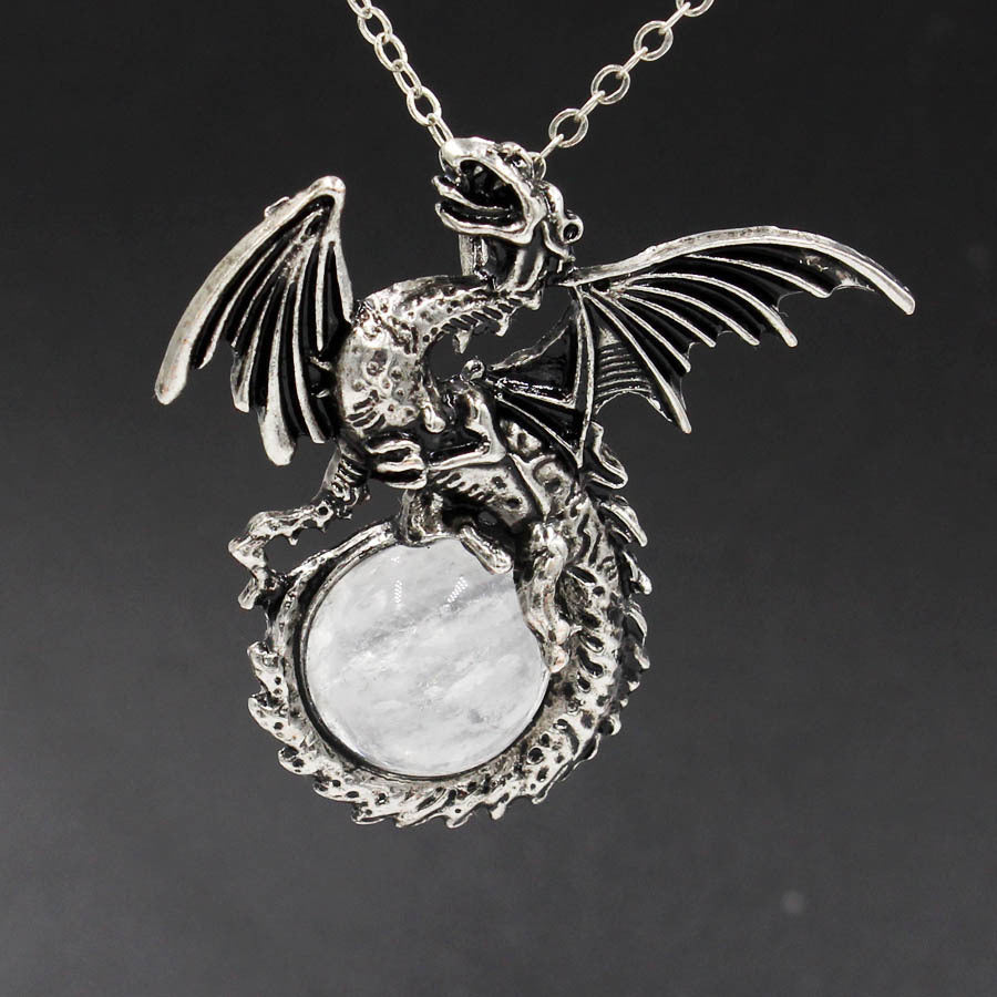 Dragon Sentinel Orb Necklace