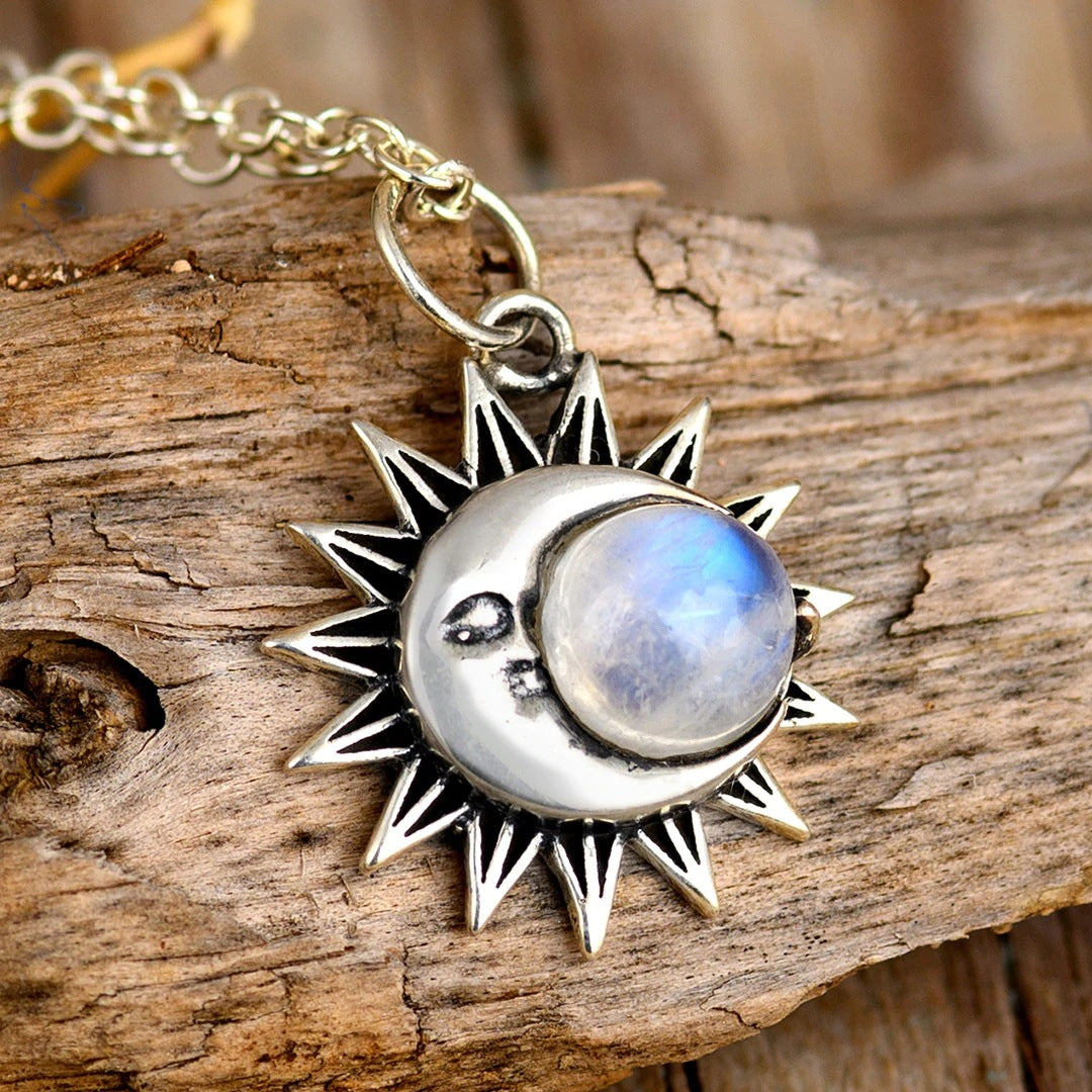 Celestial Moonstone Crystal Ring