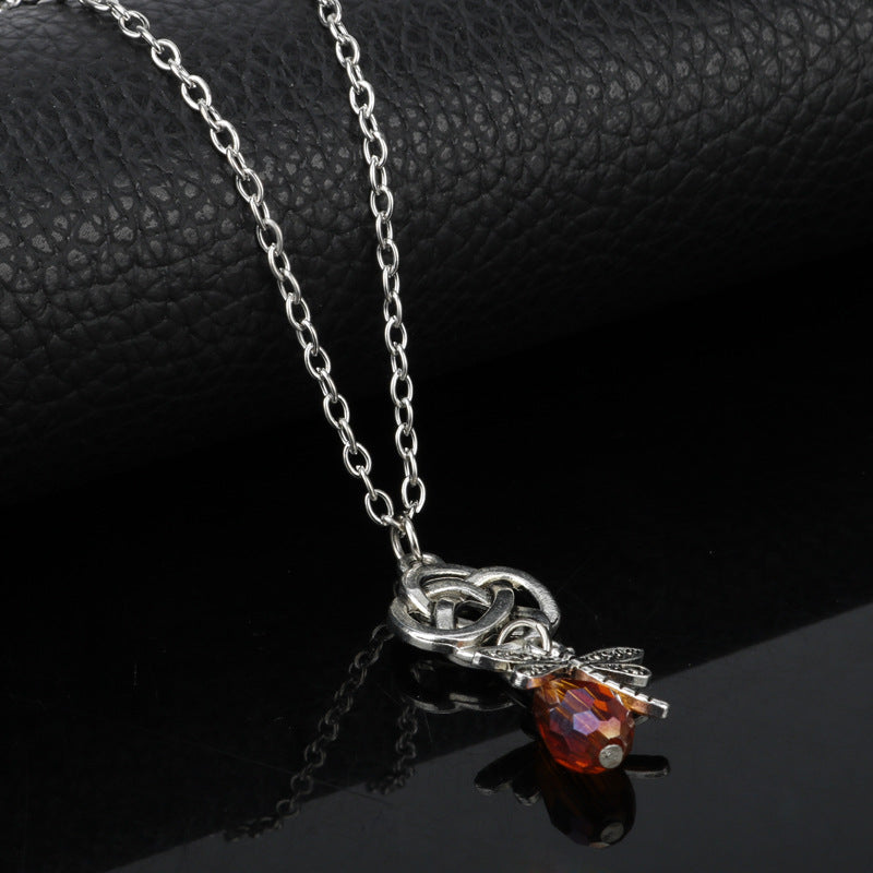 Eternal Elegance Celtic Dragonfly Necklace.