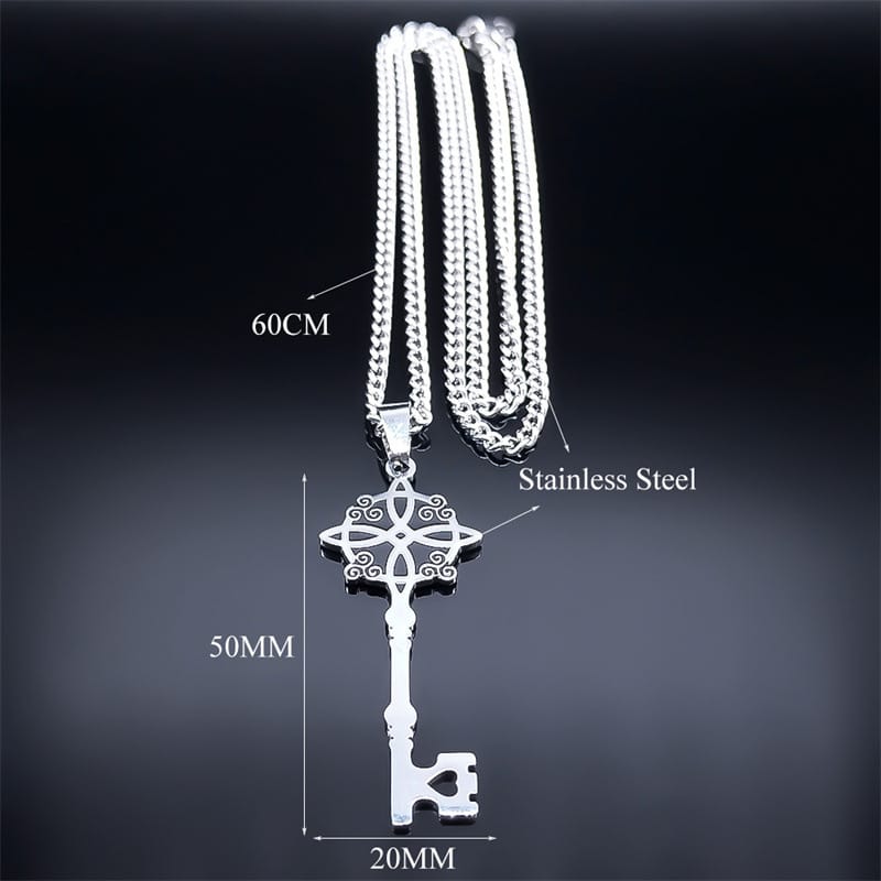 Witches Knot Key Necklace