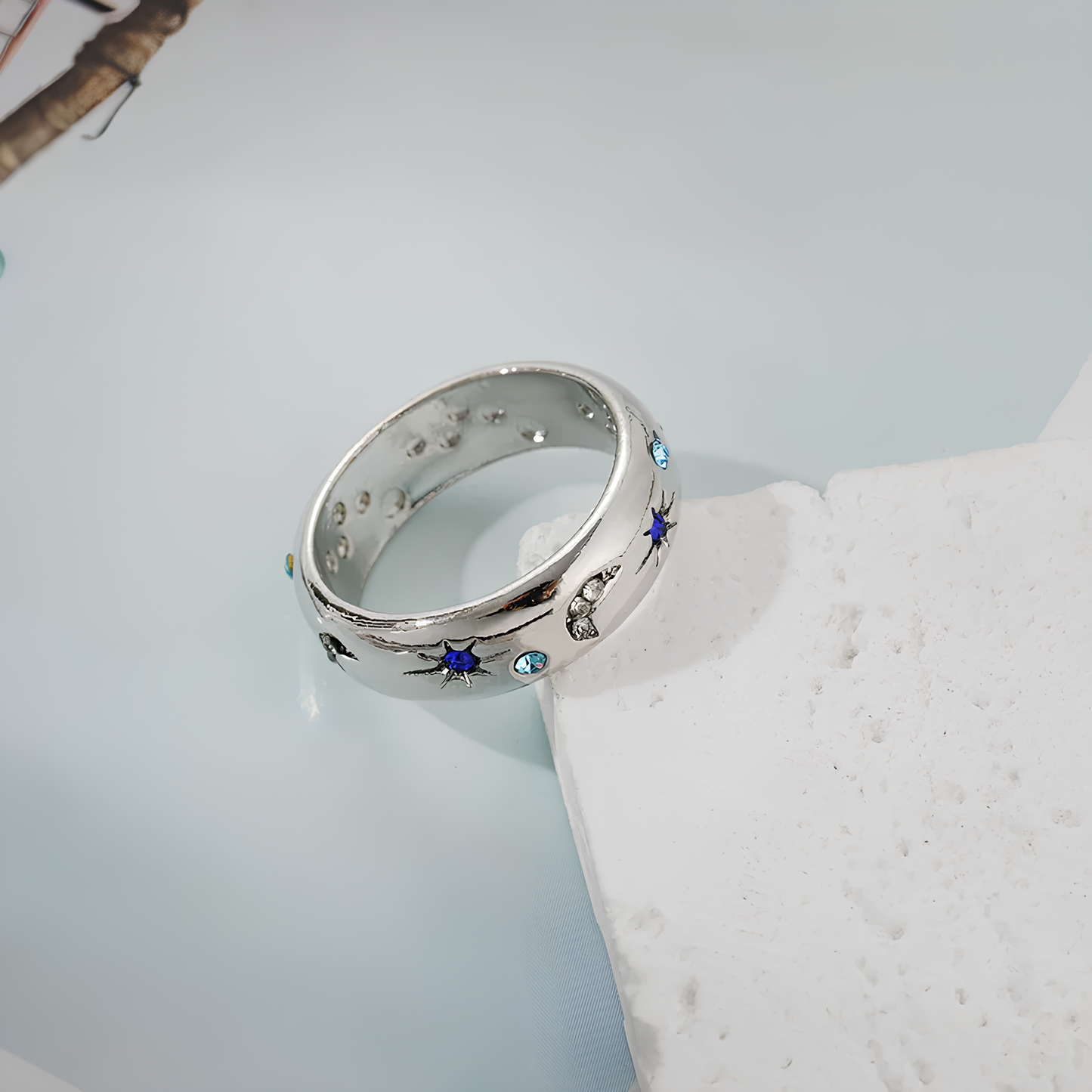 Moon & Stars Celestial Ring