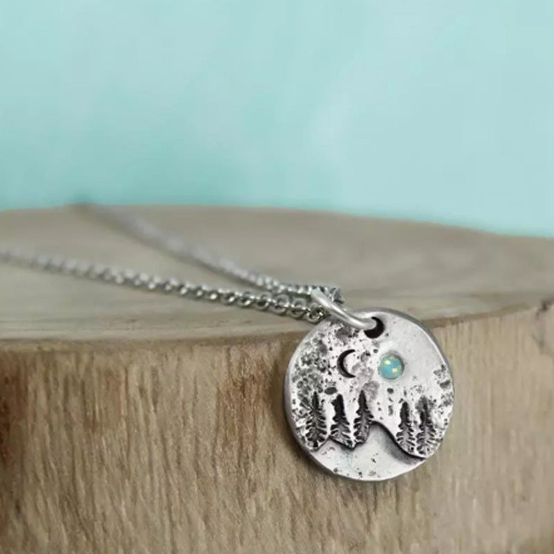 Enchanting Serenity Moonlight Amulet Necklace