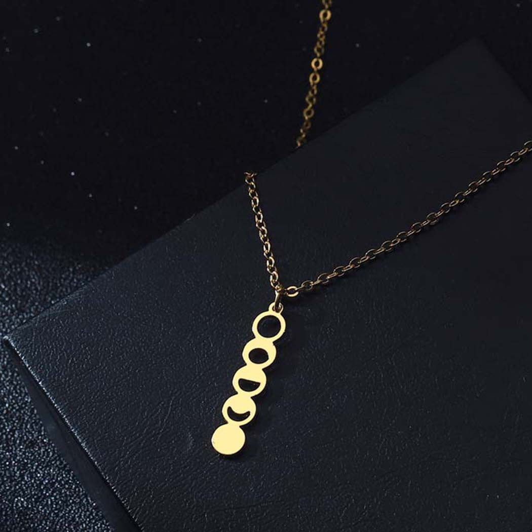 Lunar Transformation Moon Phase Necklace