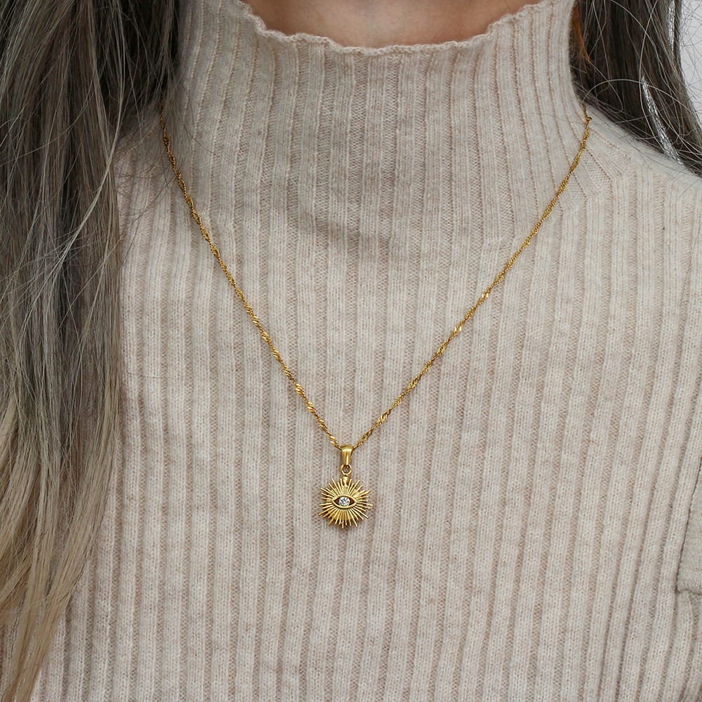 Evil Eye Crystal Necklace