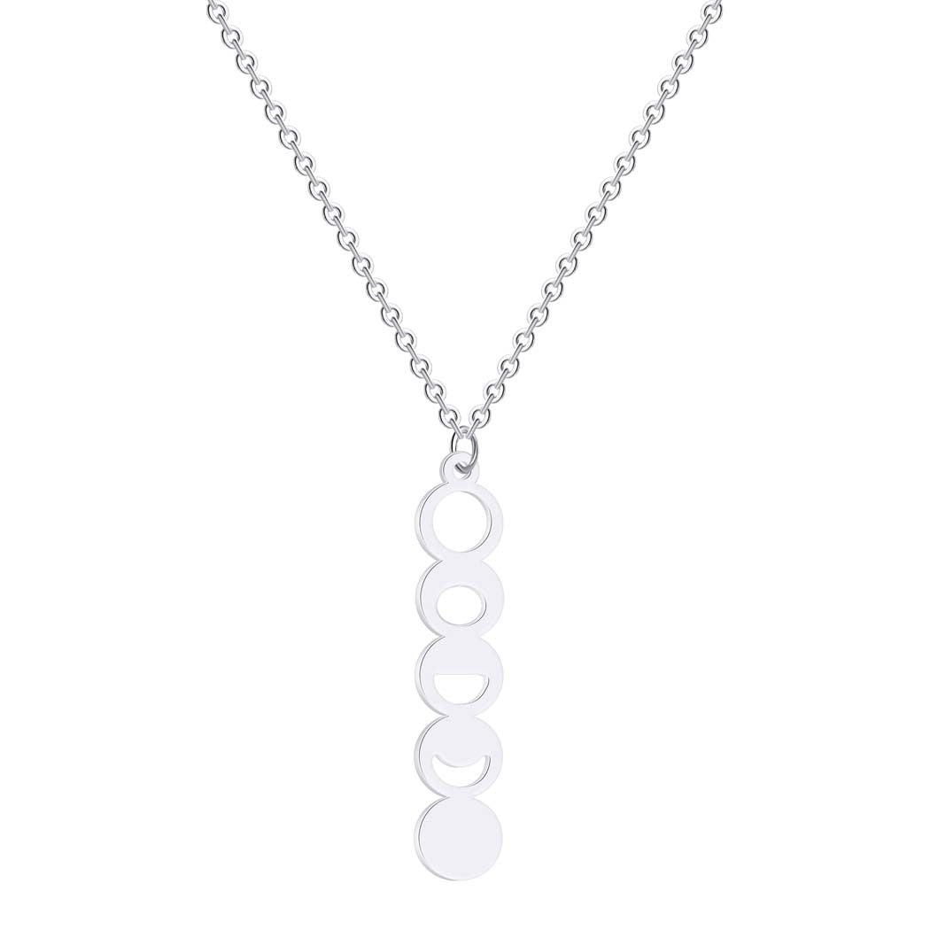 Lunar Transformation Moon Phase Necklace
