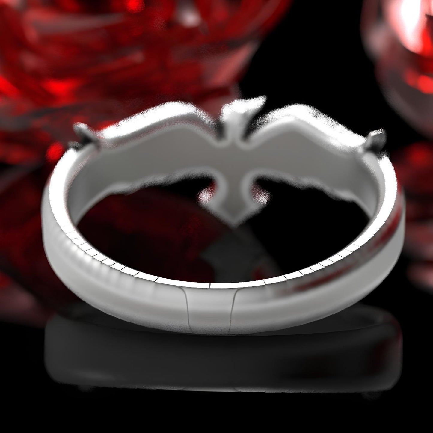 Witch’s Knot Raven Guardian Ring