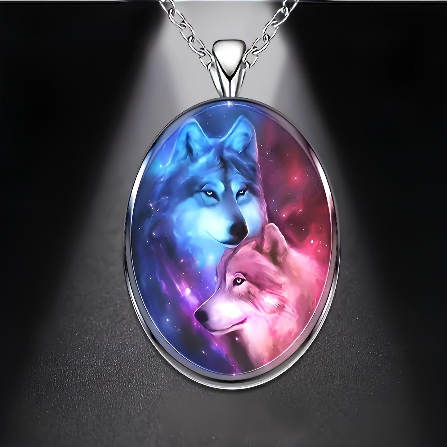 Eternal Spirit Wolf Necklace