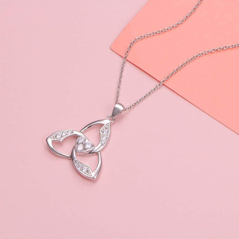 Whisper of Love & Protection Triquetra Necklace