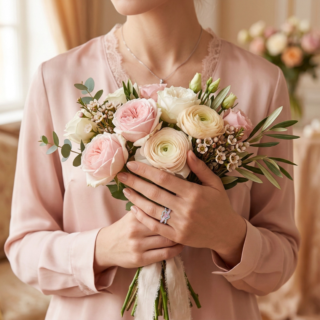 Heartlight Infinity Ring