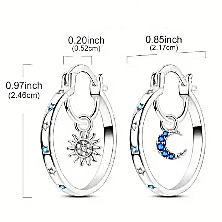 Sun & Moon Cycle Earrings