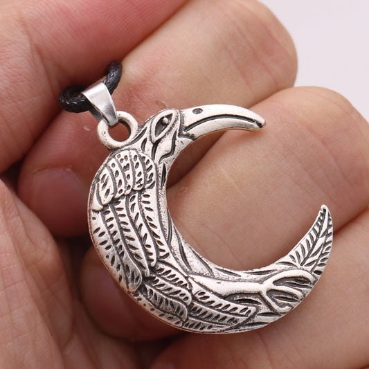 Celtic Raven Amulet Necklace