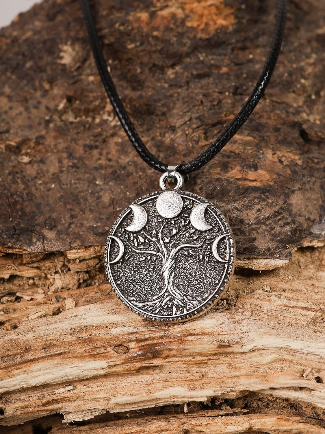 Moon Phase Tree of Life Necklace
