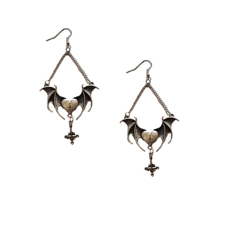 Nocturne Winged Love Earrings