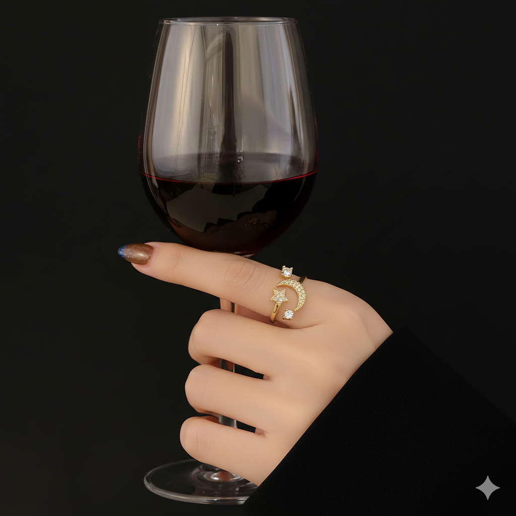 Starblessed Crescent Ring