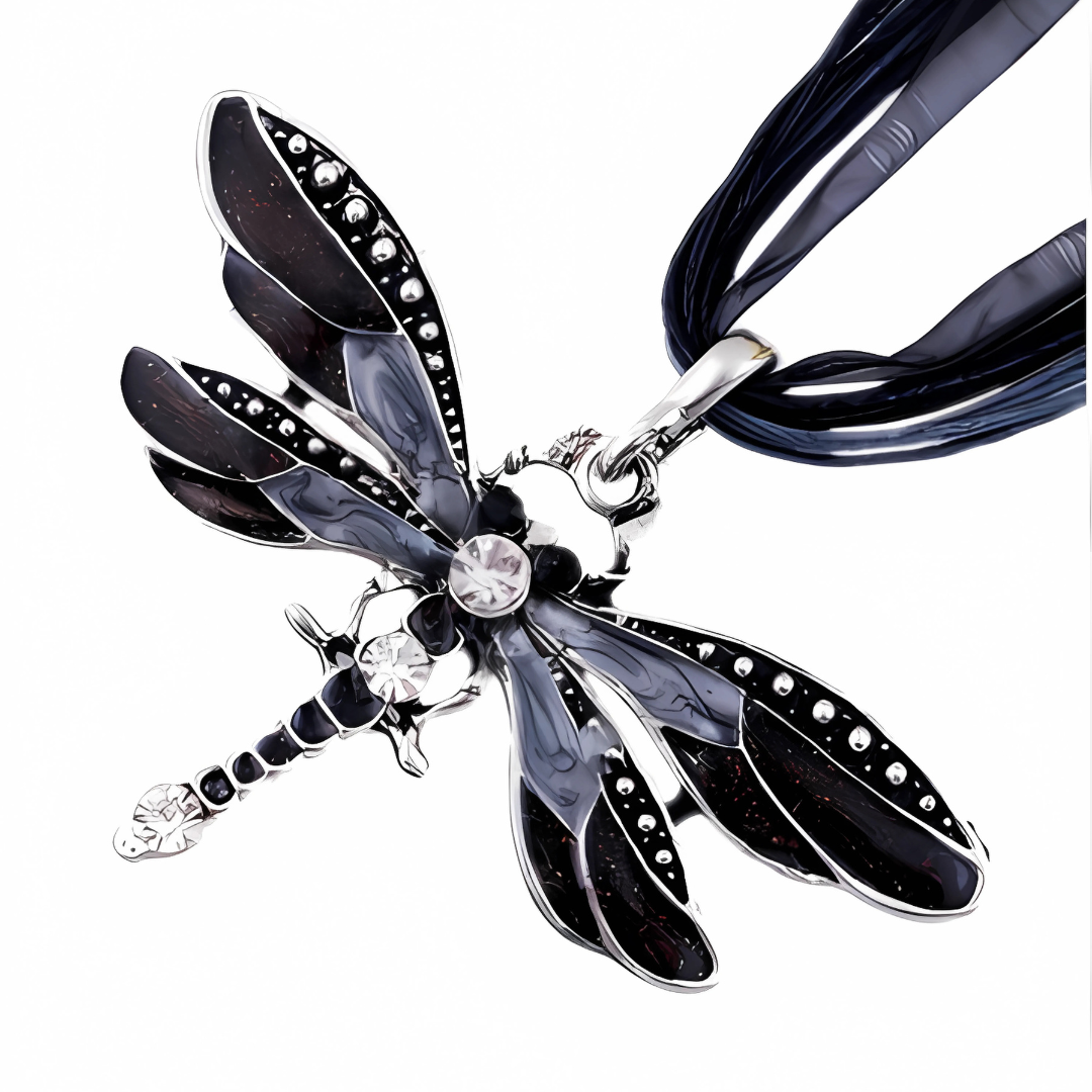 Mystic Crystal Dragonfly Necklace