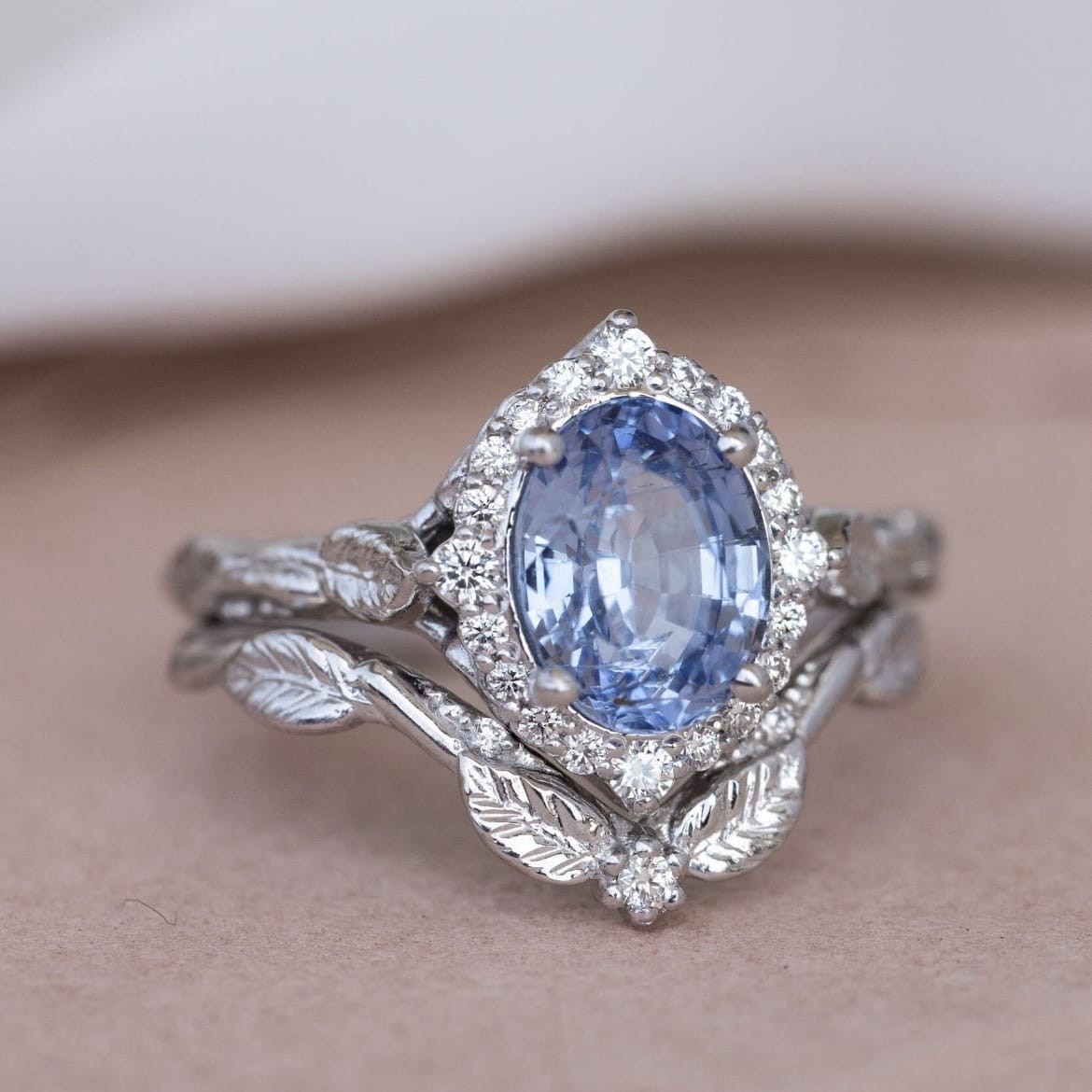 Nature’s Vow Sapphire Ring Set
