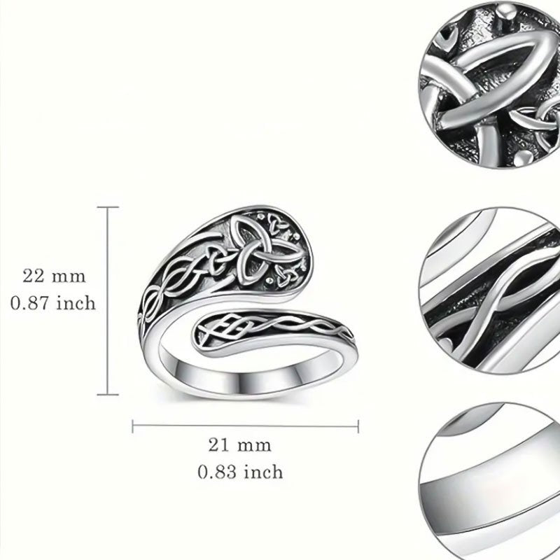 Sacred Triquetra Protection Ring