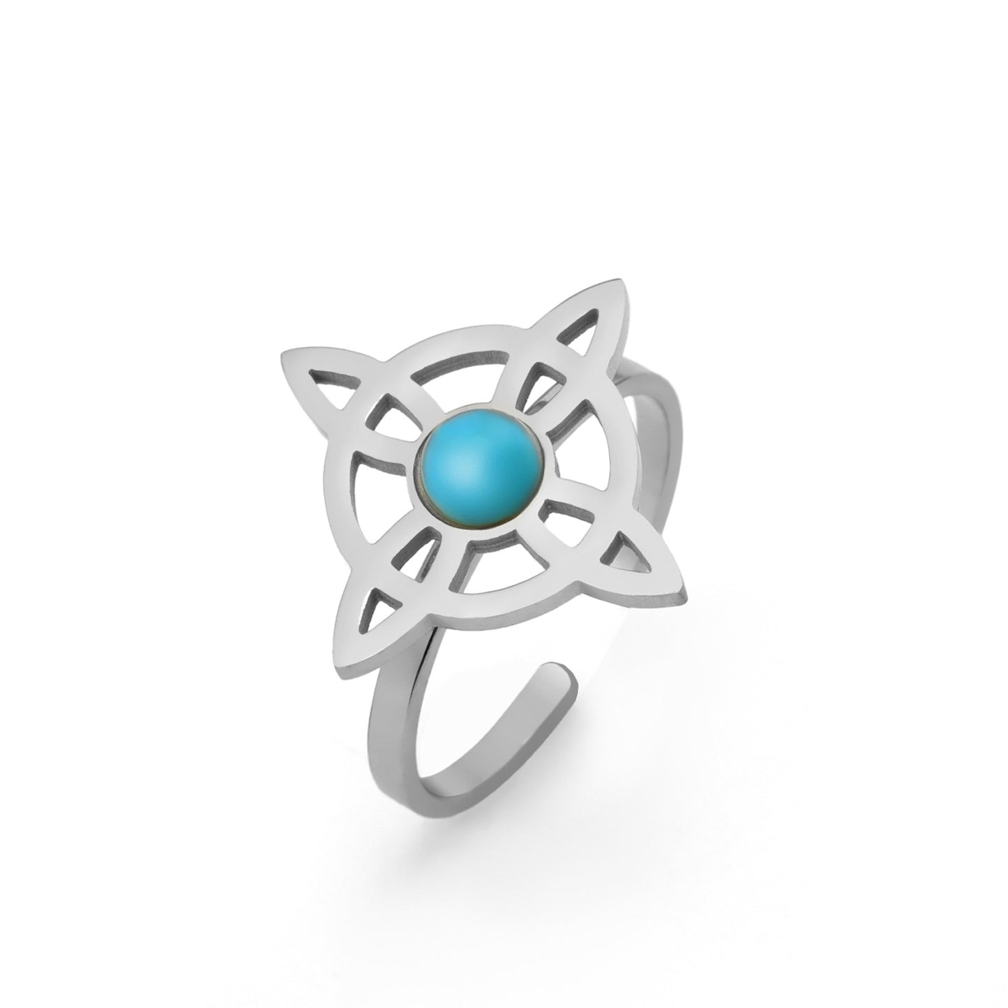 Sacred Witches Knot Bloom Ring