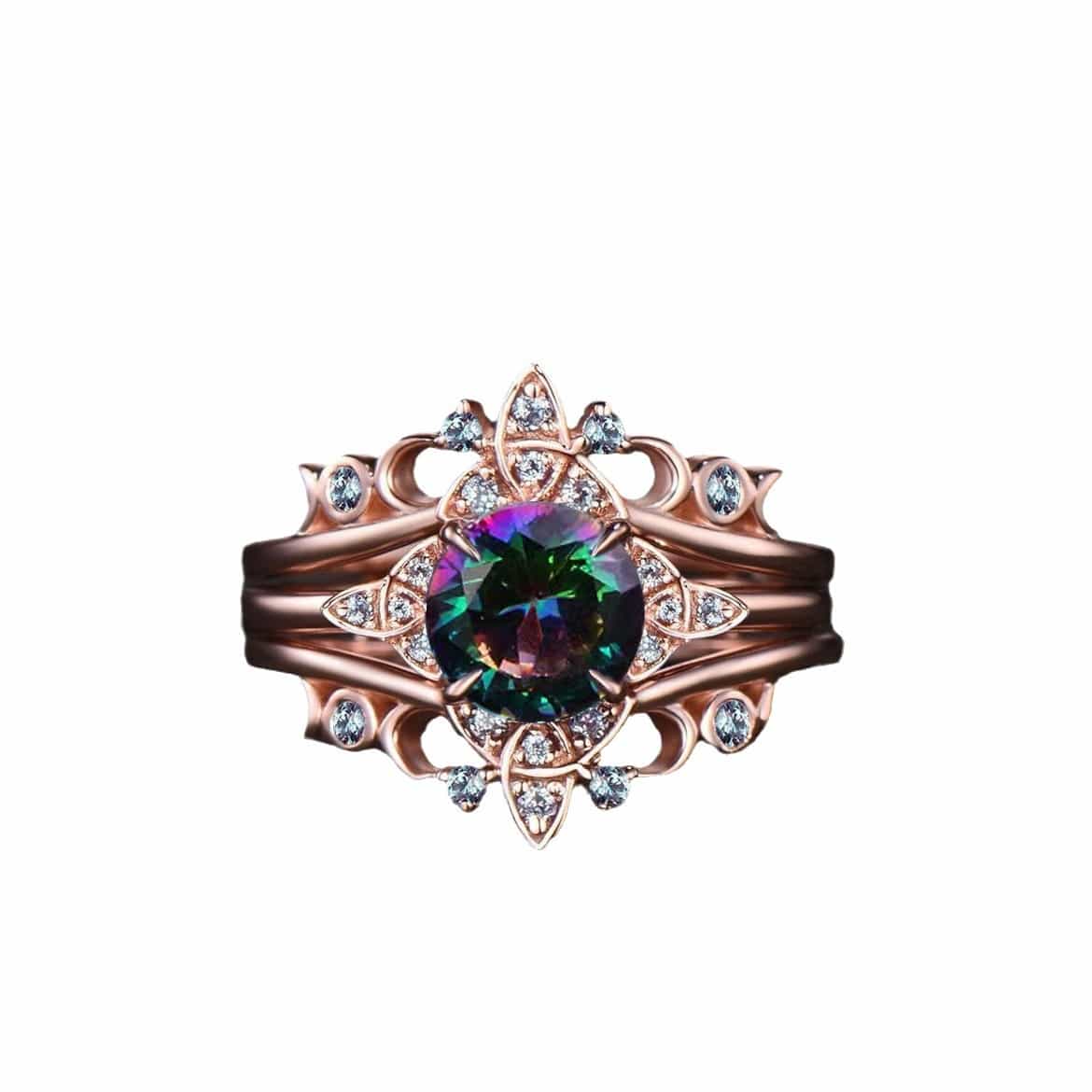 Rainbow Magick Trinity Ring