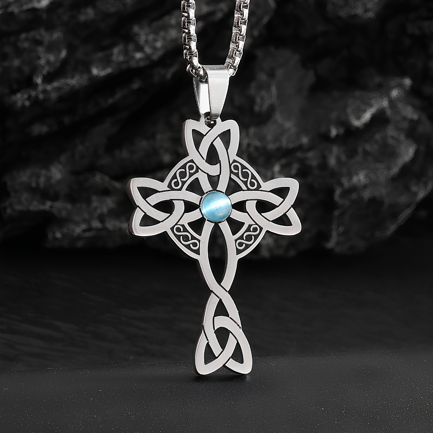 Four Realms Celtic Cross Necklace