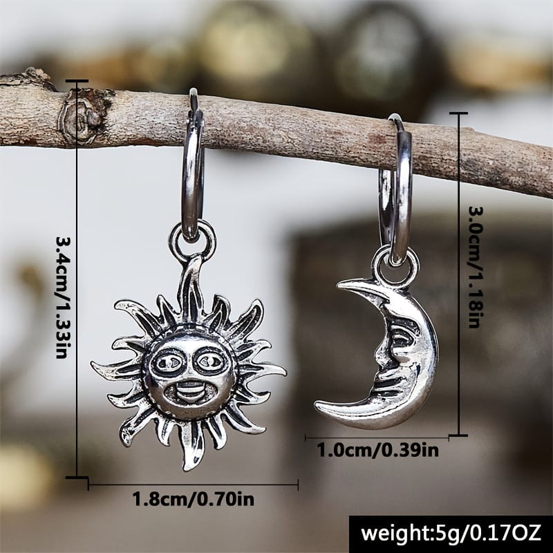 Celestial Balance Sun & Moon Earrings