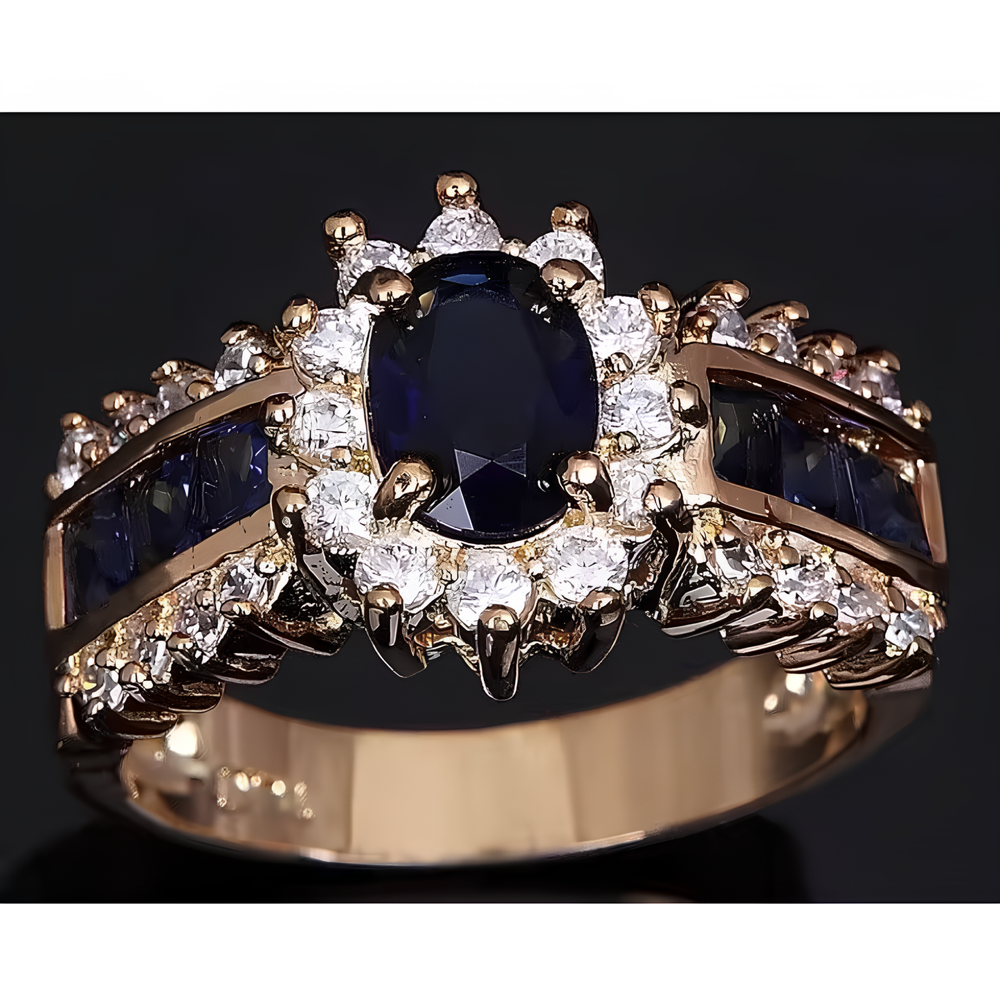 Crown Crystal Power Ring