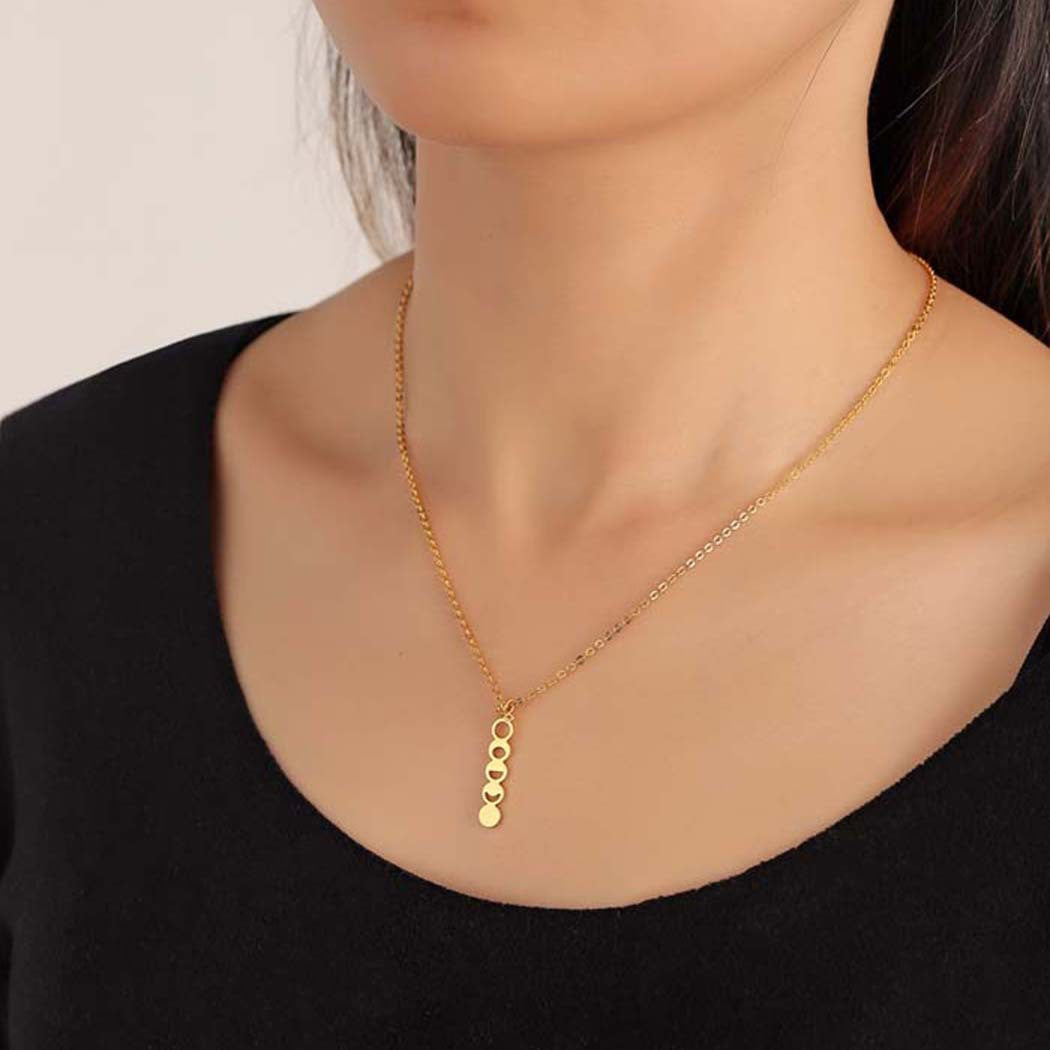 Lunar Transformation Moon Phase Necklace