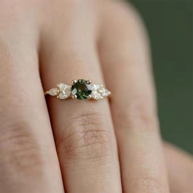 Mystic Emerald Goddess Ring