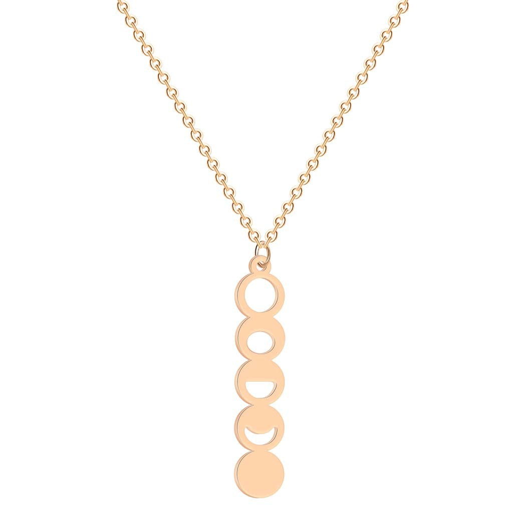 Lunar Transformation Moon Phase Necklace
