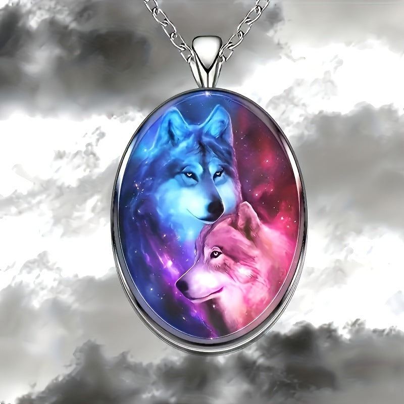 Eternal Spirit Wolf Necklace