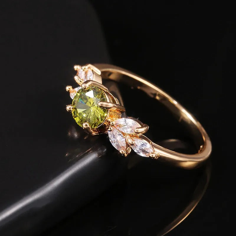 Mystic Emerald Goddess Ring