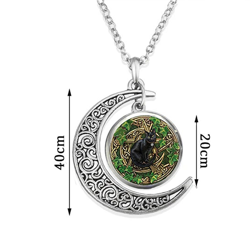 Crescent Pentacle Cat Guardian Set