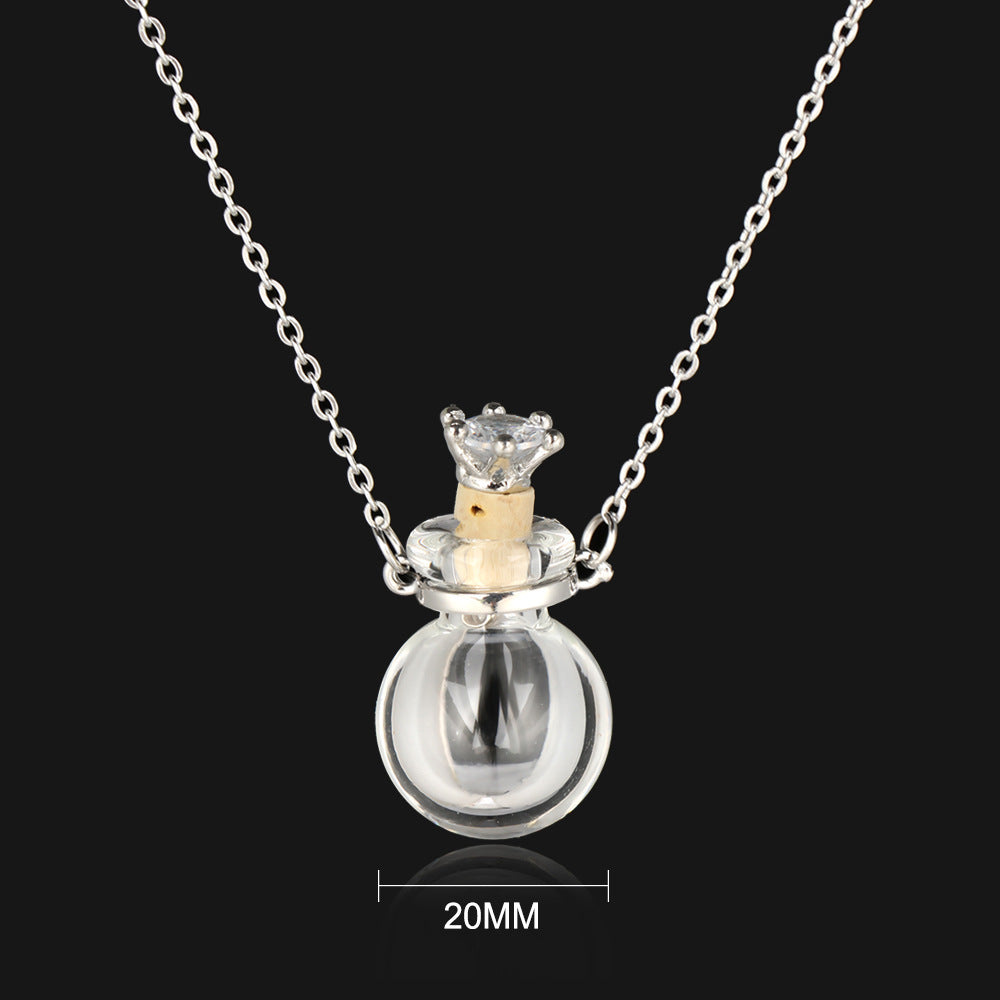 Magickal Oblate Secret Potion Necklace