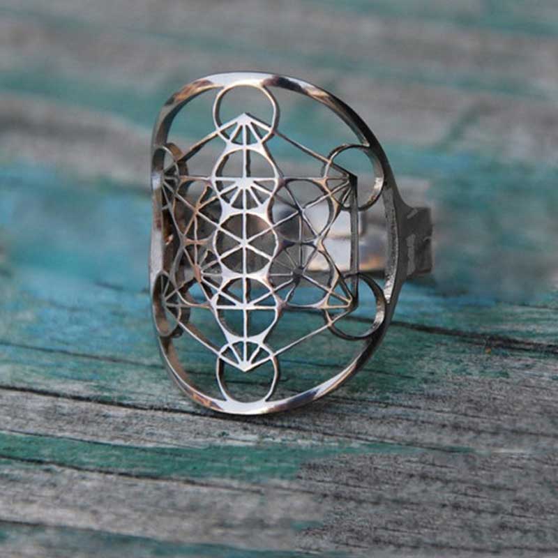 Metatron’s Cube Sacred Geometry Ring