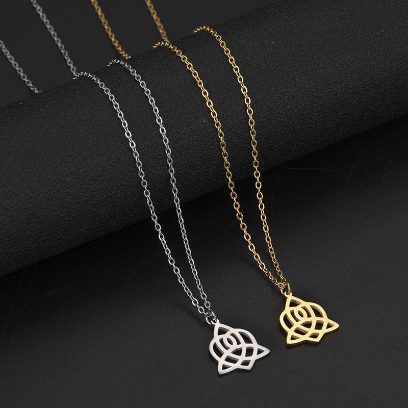 Eternal Love Triquetra Heart Necklace