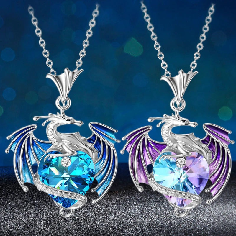 Heart Dragon Guardian Necklace